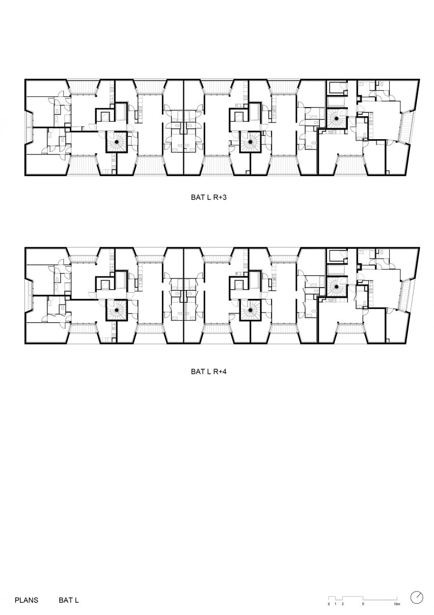 Plan of Amédée Saint-Germain district by Local Architecture Network