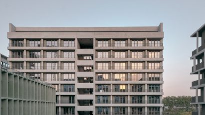 David Chipperfield riverside development Lyon France