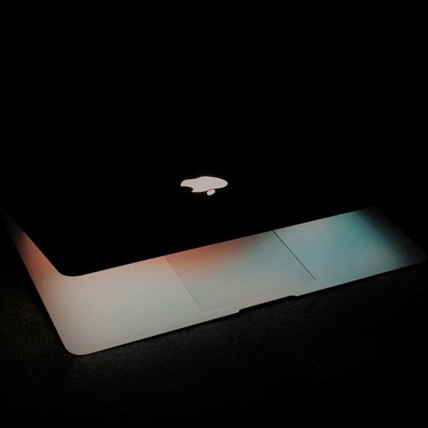 Macbook in the dark