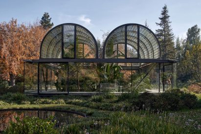 Glass block Chilean greenhouse