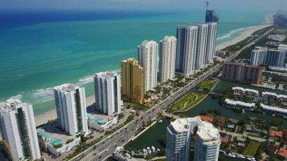 Sinking Miami skyscrpers