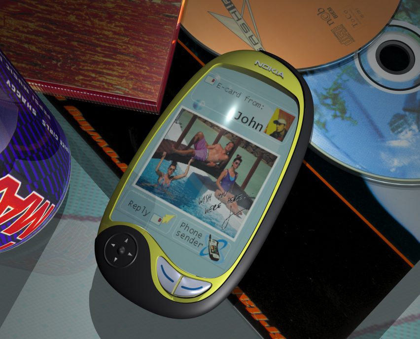 3rd Generation Mobile Concept Rendering, unknown designer, 1998