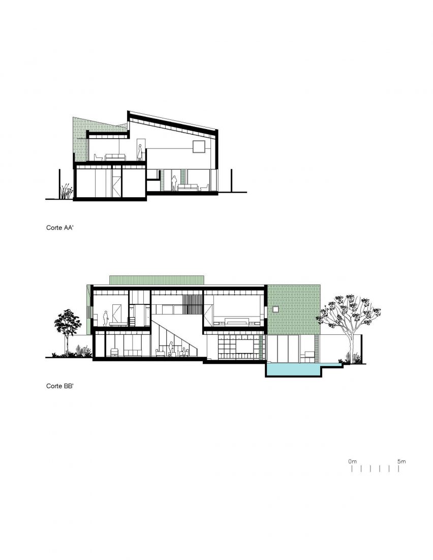 Sections Casa Oliva by Productora