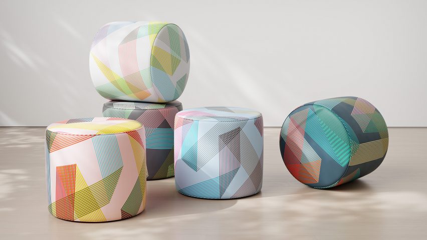 Ribbon textile by Sophie Smallhorn for Designtex