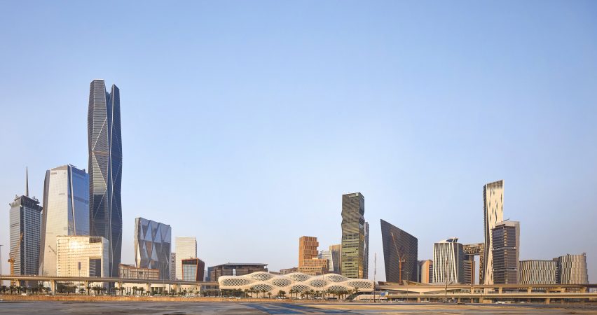 King Abdullah Financial District Metro Station by Zaha Hadid Architects