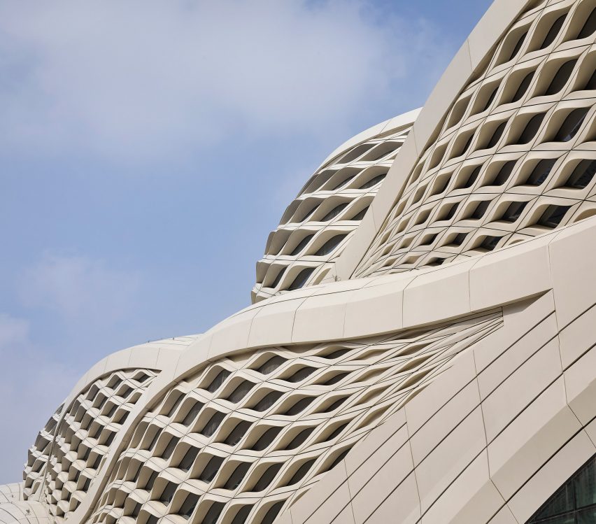King Abdullah Financial District Metro Station by Zaha Hadid Architects