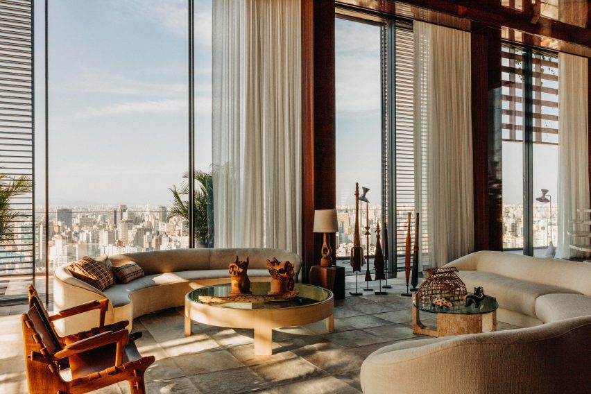 Rosewood São Paulo penthouse by Philippe Starck