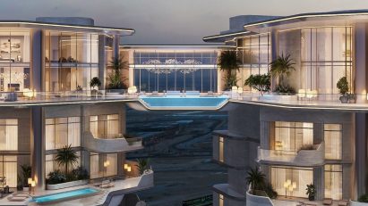 Regent Residences Dubai with sky pool by Foster + Partners