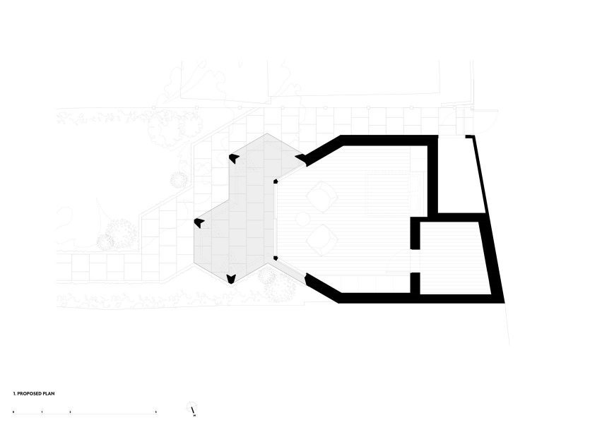 Floor plan of Uxbridge Bower by Bureau de Change