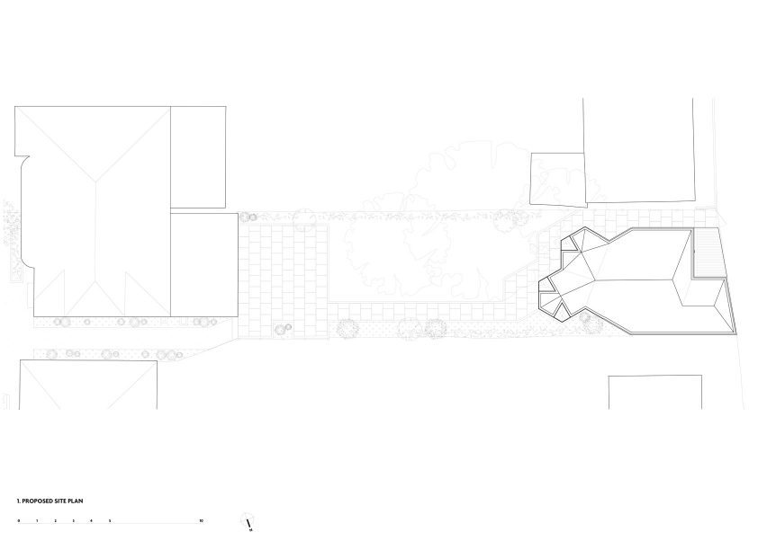 Site plan of Uxbridge Bower by Bureau de Change