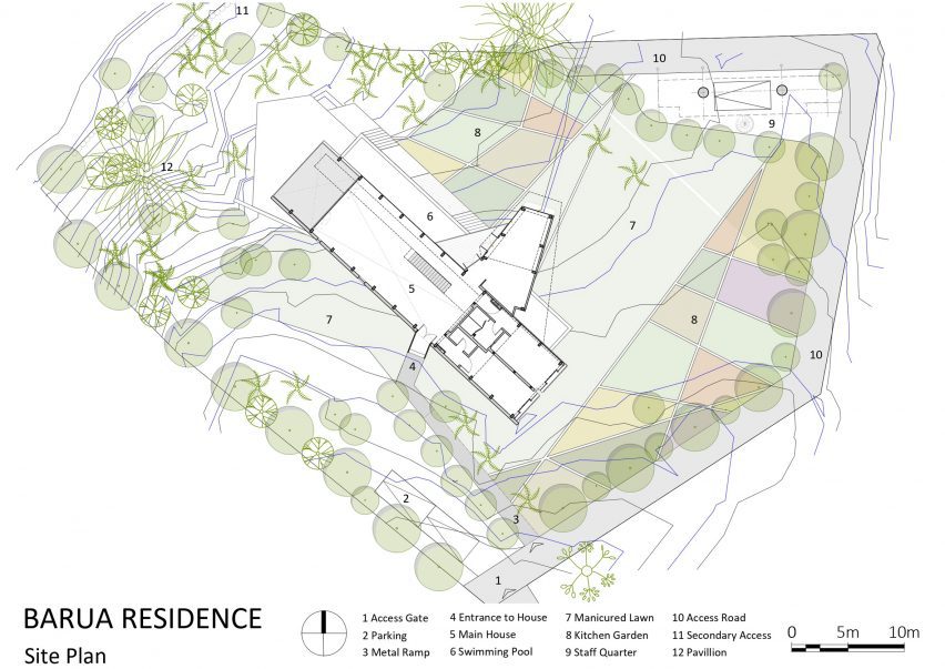 Drawings of India’s “first” mass timber residence by Architecture Discipline