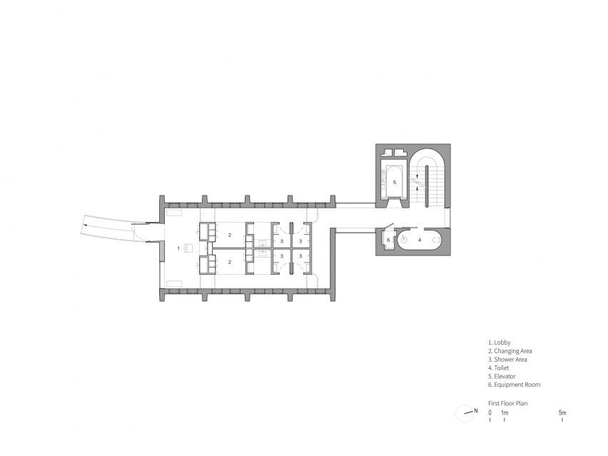 Plan of Wulingshan Eye Stone Spring by Vector Architects