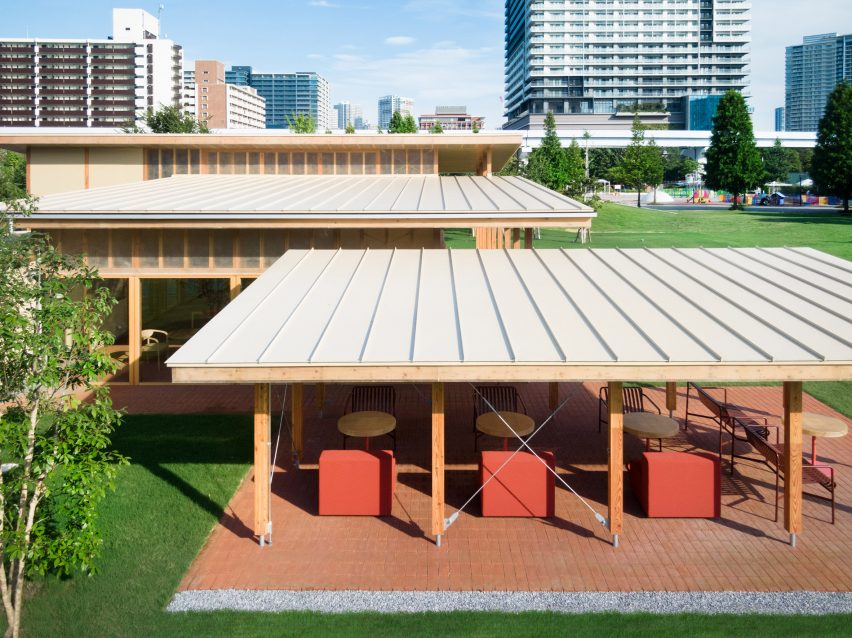 Blue Bottle Coffee Toyosu Park Cafe by Schemata Architects
