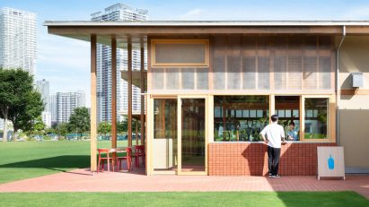 Cafe by Schemata Architects in Tokyo