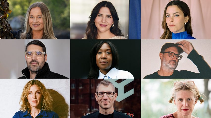Collage photo of speakers of Design Disruptors: Dezeen talks at Stockholm Furniture Fair 2025