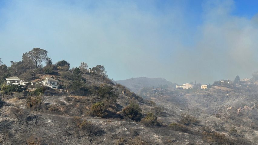 Wildfire damage in Los Angeles