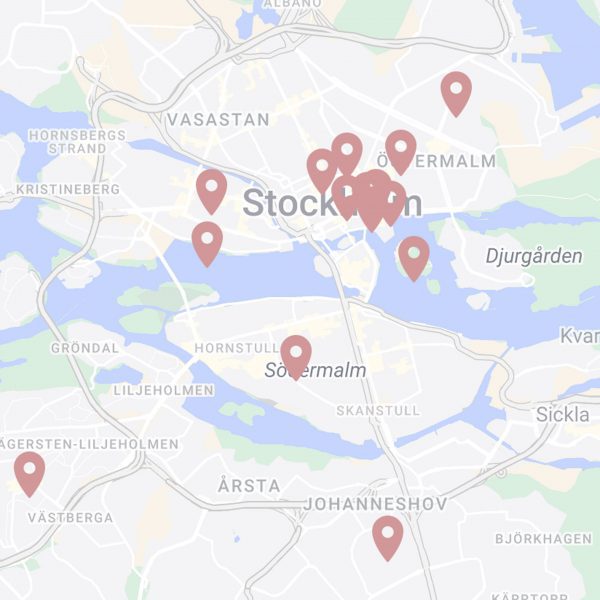 Stockholm Design Week 2025 map