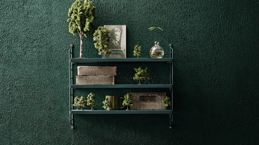 Photo of shelving unit by String Furniture