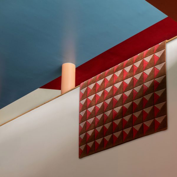 Photo of suspended rug by Layered