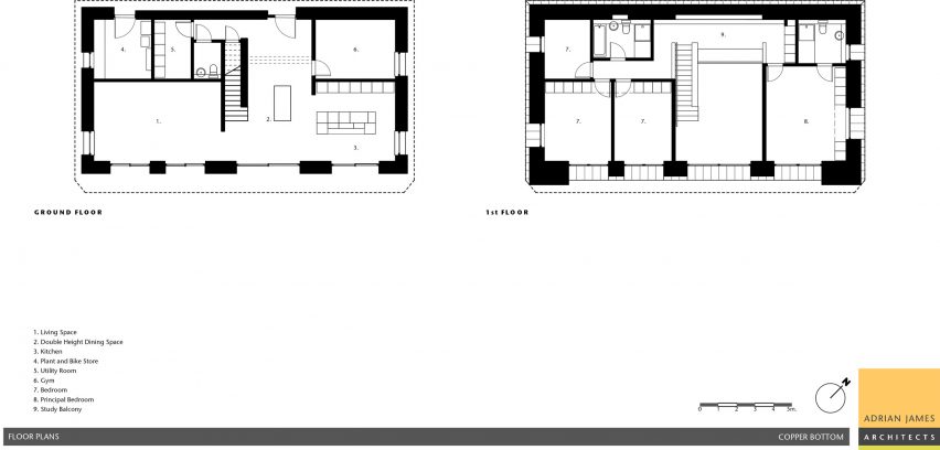 Plans Copper Bottom by Adrian James Architects