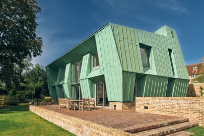 Roof cantilever of Copper Bottom in Oxford