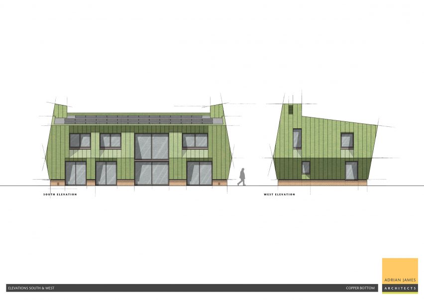Elevation Copper Bottom by Adrian James Architects