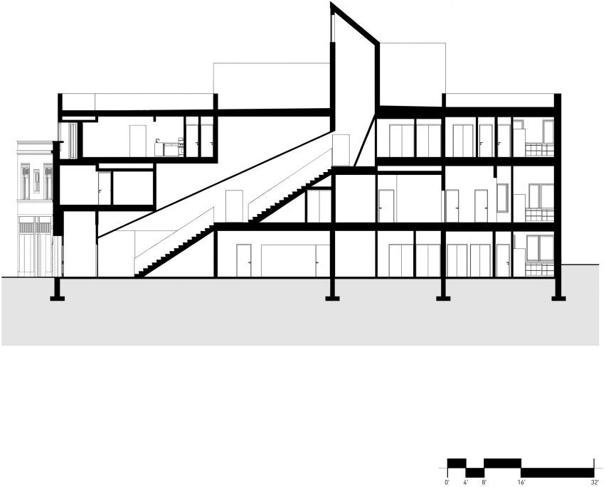 Section Allen Apartments by ASAP