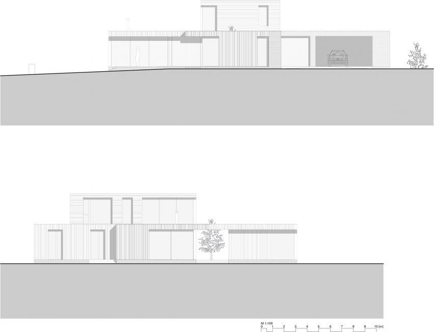 Elevations Tidal House by Brown & Brown