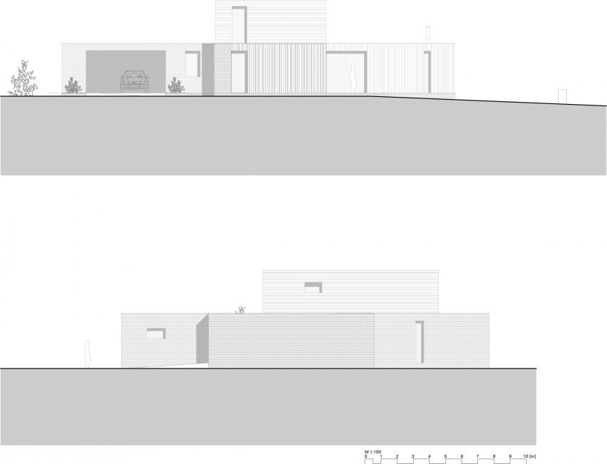 Elevations Tidal House by Brown & Brown