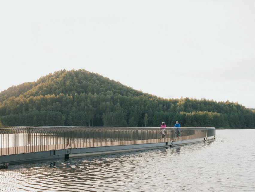 Cycling Between Terrils by Buro Landschap
