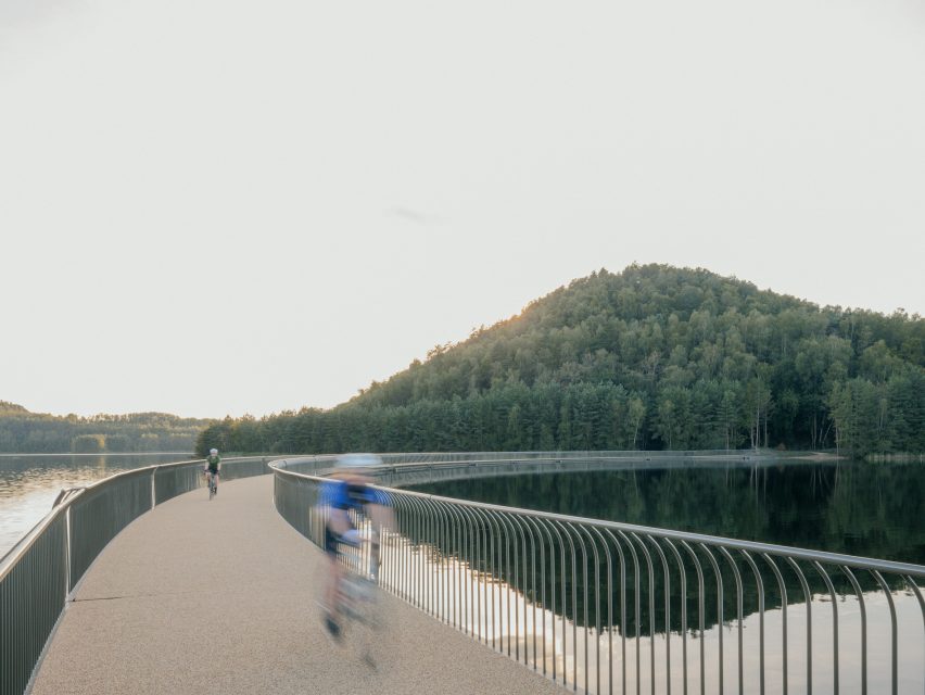 Cycling Between Terrils by Buro Landschap