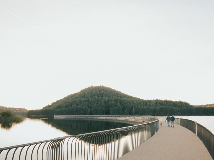 Cycling Between Terrils by Buro Landschap