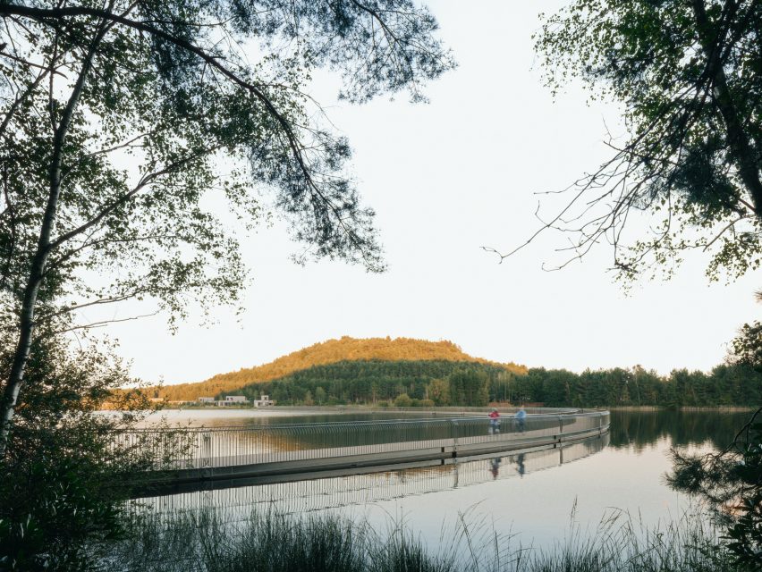 Cycling Between Terrils by Buro Landschap