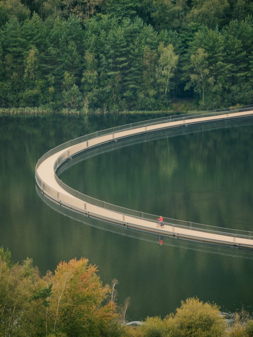 Cycling Between Terrils by Buro Landschap