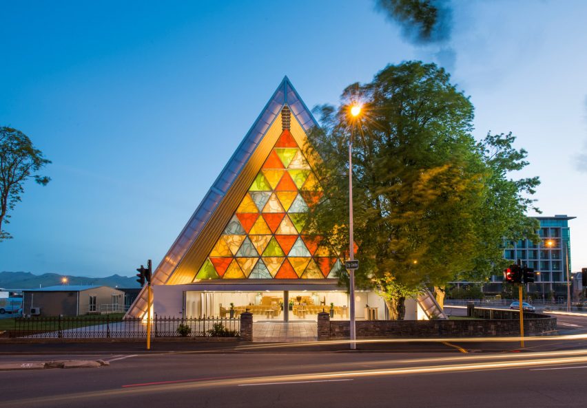 Cardboard Cathedral by Shigeru Ban
