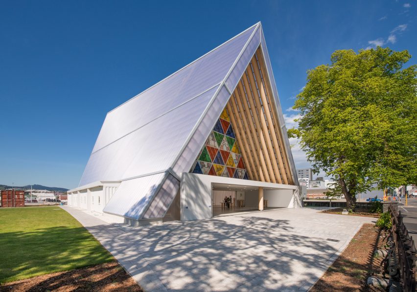 Cardboard Cathedral by Shigeru Ban