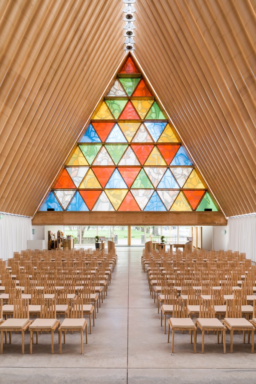 Cardboard Cathedral by Shigeru Ban