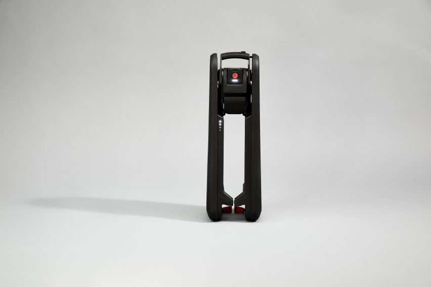 E-bike attachment with red button
