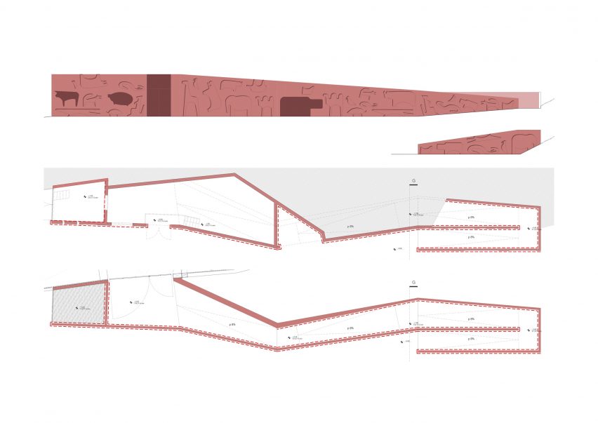 Ramp plan and elevation Noah's Ark Nursery by C+S Architects