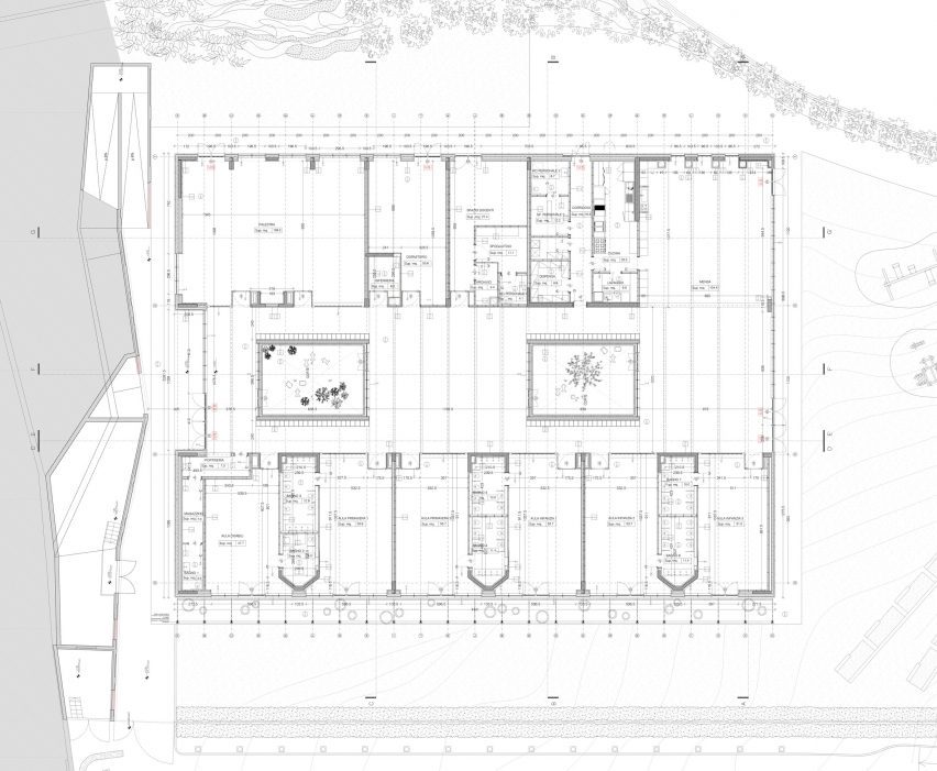 Plan Noah's Ark Nursery by C+S Architects