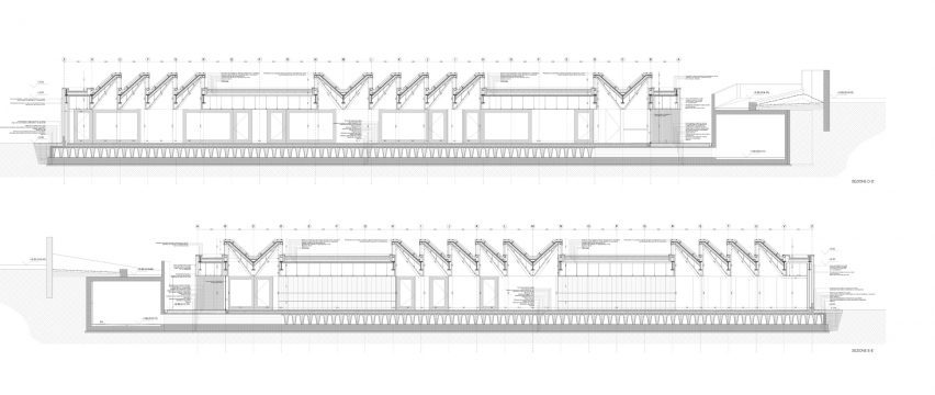Sections Noah's Ark Nursery by C+S Architects