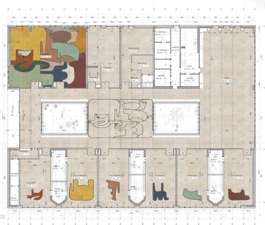 Plan Noah's Ark Nursery by C+S Architects