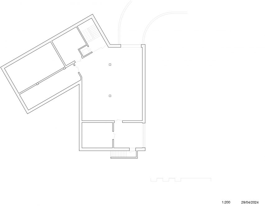 Basement floor plan House for Ela by Ewa Kaszuba