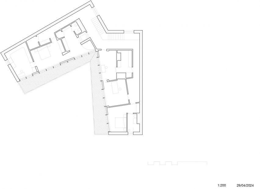 First floor plan House for Ela by Ewa Kaszuba