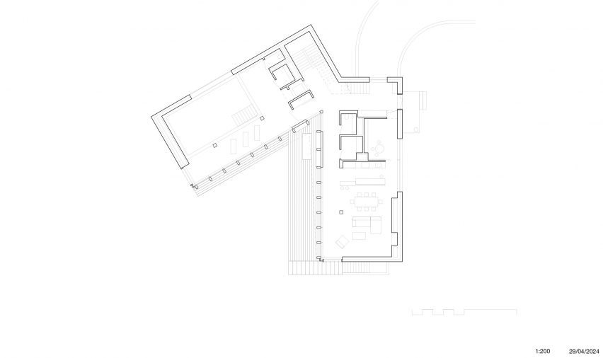 Ground floor plan House for Ela by Ewa Kaszuba