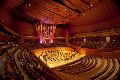Inside of Disney Concert Hall