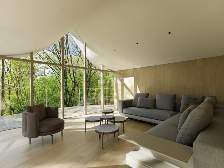 Wooden house by Nendo