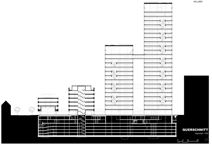 Section Pharma Research and Early Development Centre by Herzog & de Meuron
