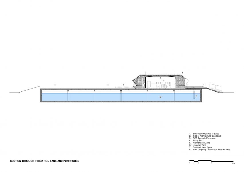 Section of Kew Pumping Station by Hugh Broughton Architects