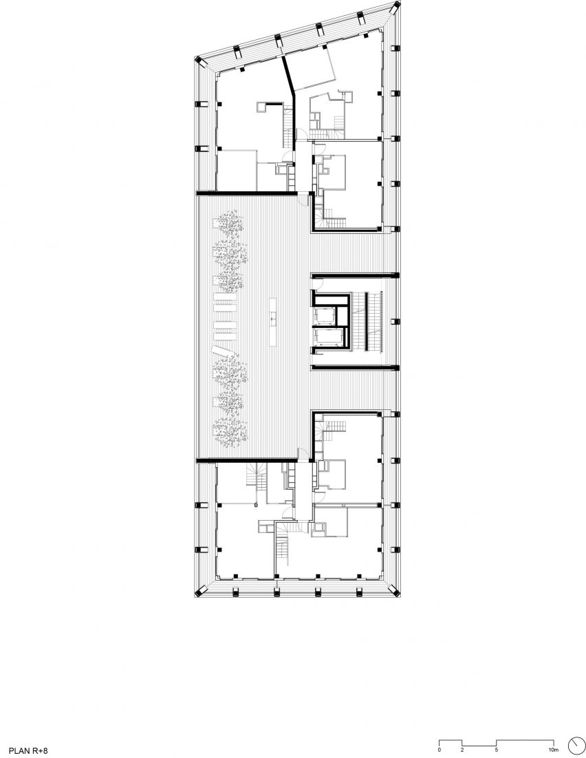Plan Wood Up Tower by LAN